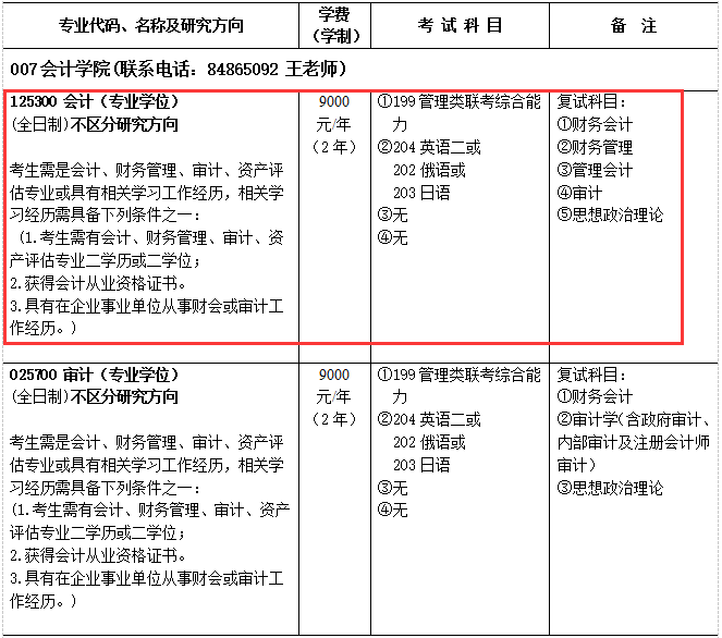 哈尔滨商业大学2017年会计硕士MPAcc招生简章