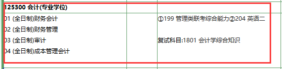 南京农业大学2017年会计硕士MPAcc招生简章